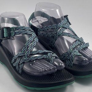 Chaco ZX/2 Classic Strappy Outdoor Sandals Dagger/Vert (J105490) Women's Size 8